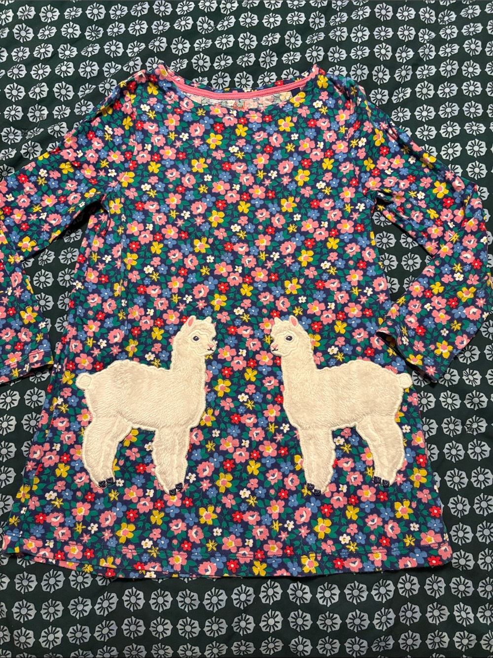 Mini Boden llama 🦙 tunic dress